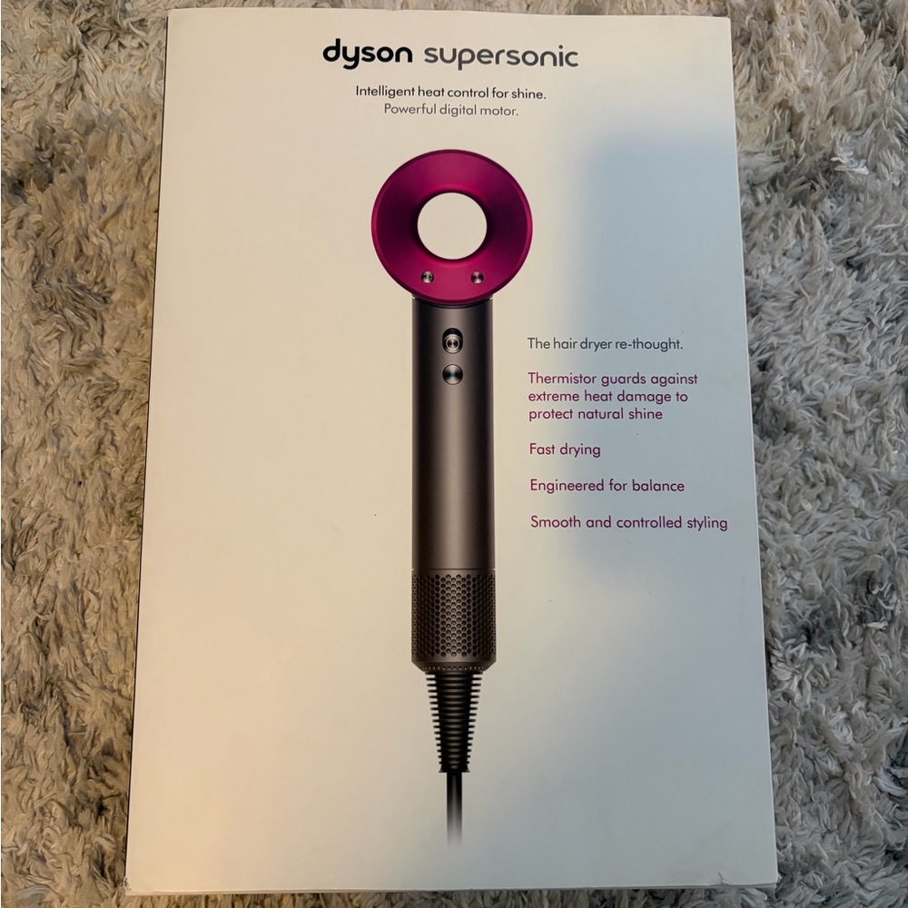 Dyson Supersonic Hair Dryer - Fuchsia and Silver